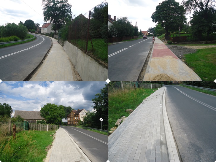 Bezpiecznie dla Mieszkańców  budowa chodnika w miejscowości Nowa Wieś  zdjęcia