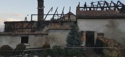 pożar w Gościszowie.zdjęcie