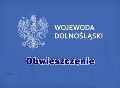 Obwieszczenie Wojewody Dolnośląskiego